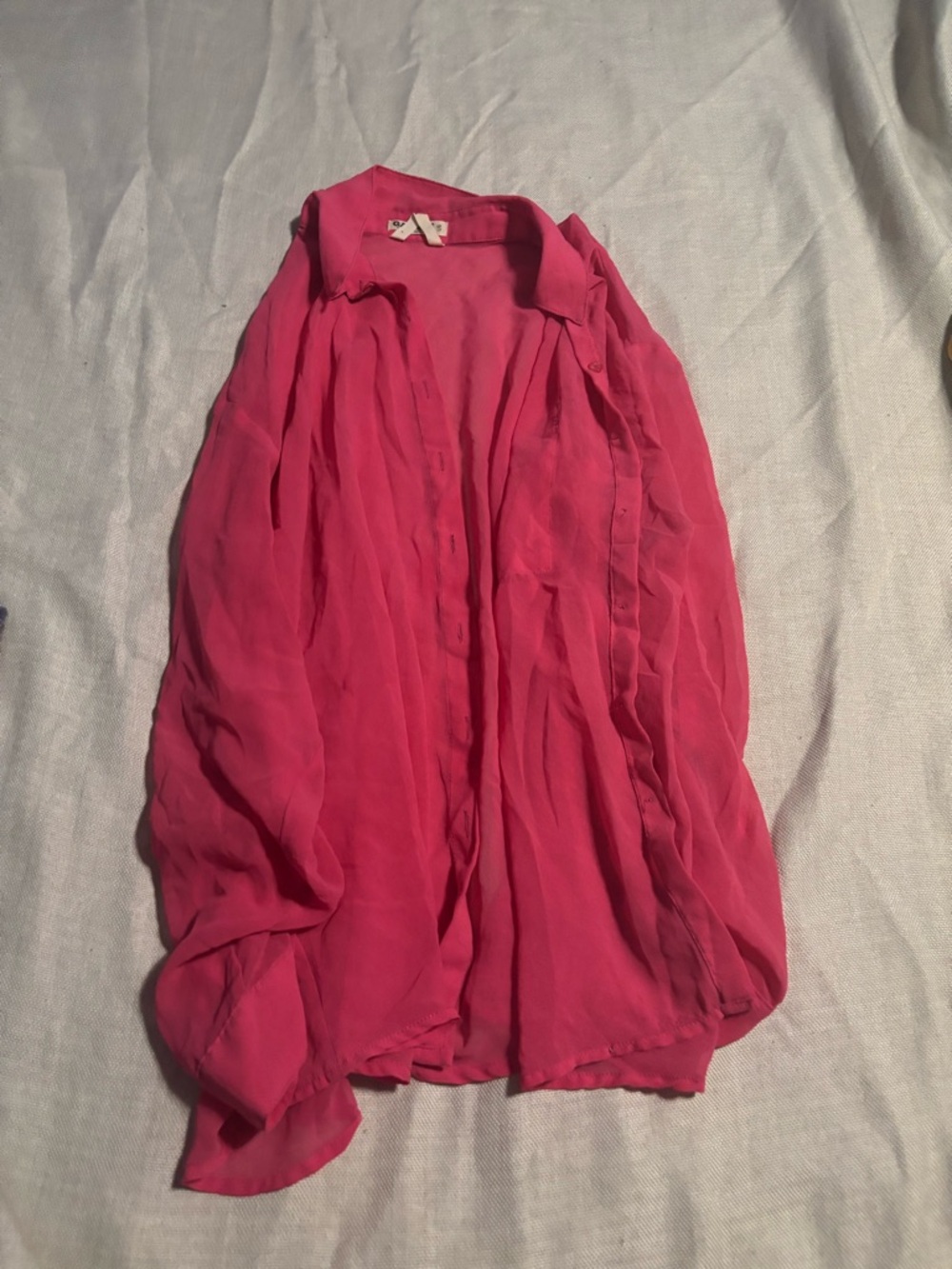 Garage Hot Pink Button-Down Shirt